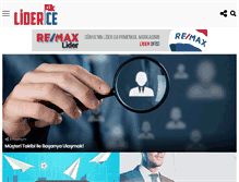 Tablet Screenshot of liderce.com